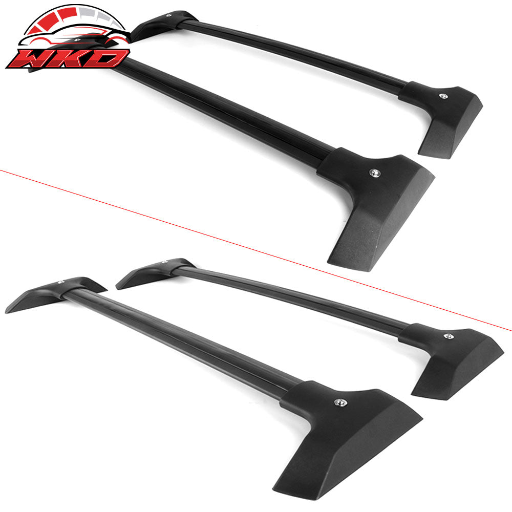 Fits 09-17 Chevy Traverse OE Style Roof Rack Rail Cross Bar Carrier Black