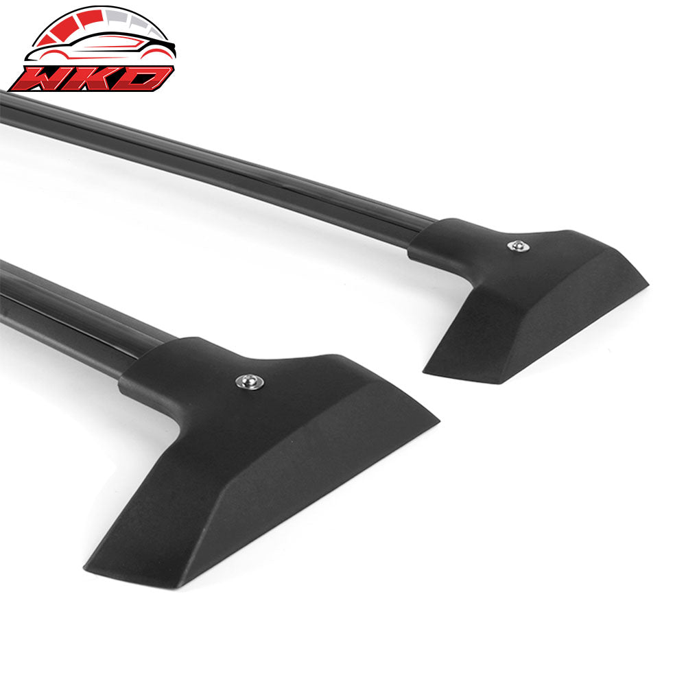 Fits 09-17 Chevy Traverse OE Style Roof Rack Rail Cross Bar Carrier Black