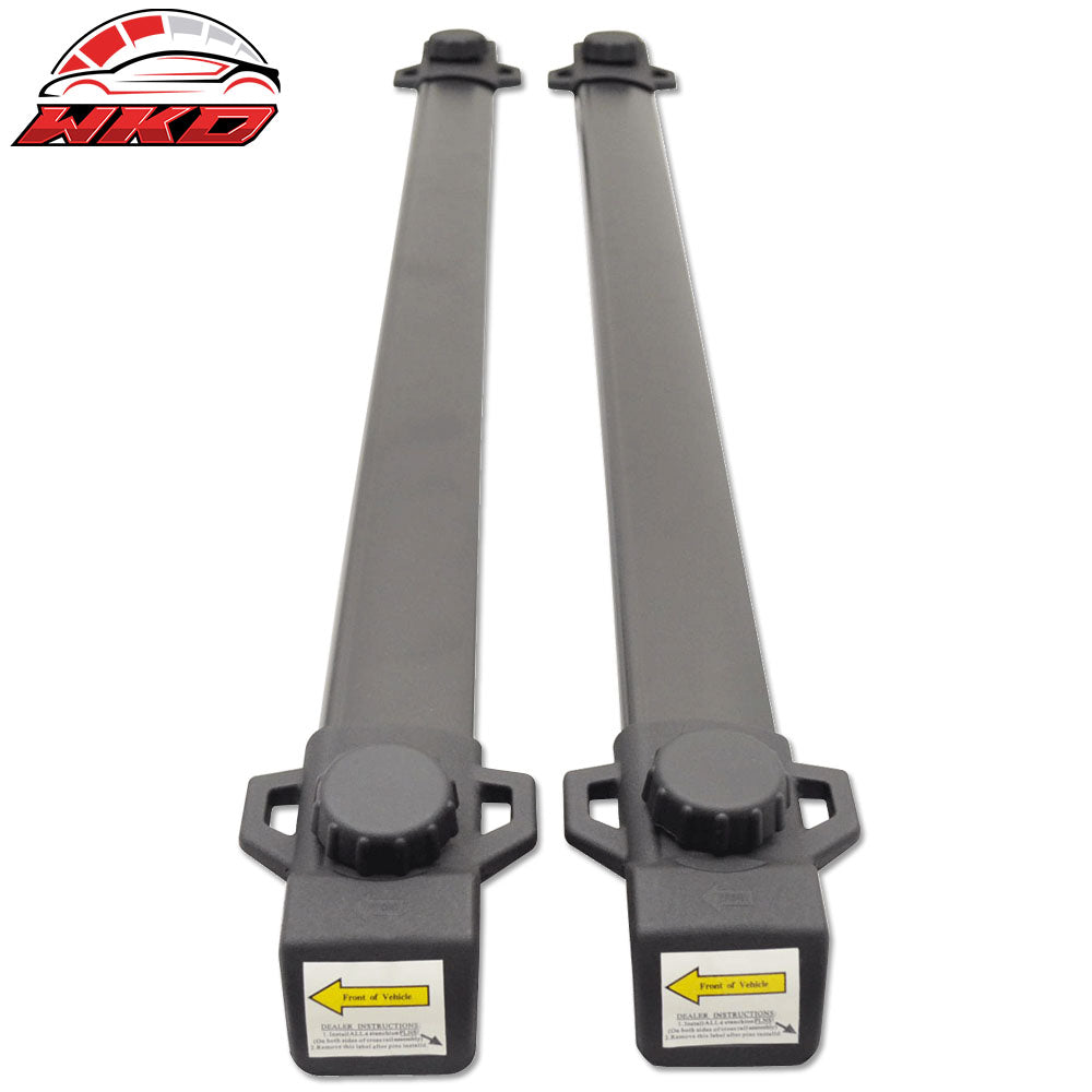 Fits 09-20 Dodge Journey OE Factory Style Roof Rack Cross Bar Black ABS Aluminum