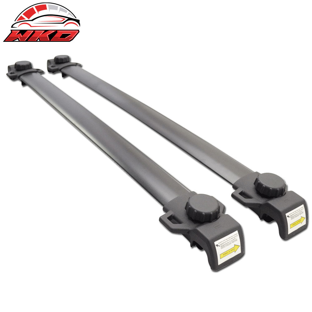 Fits 09-20 Dodge Journey OE Factory Style Roof Rack Cross Bar Black ABS Aluminum