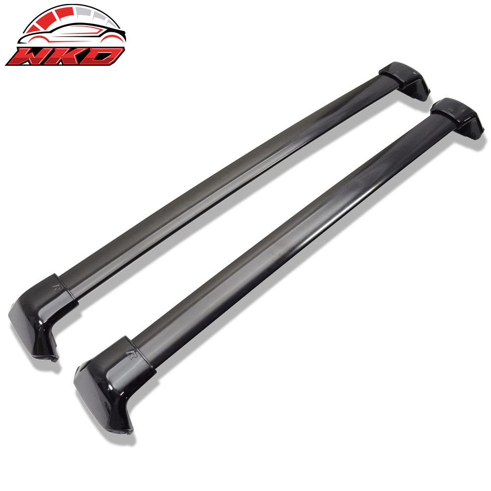 2012-16 Honda CRV OE Style Cross Bar Roof Rack Rail Aluminum Black Pair | Wholesale