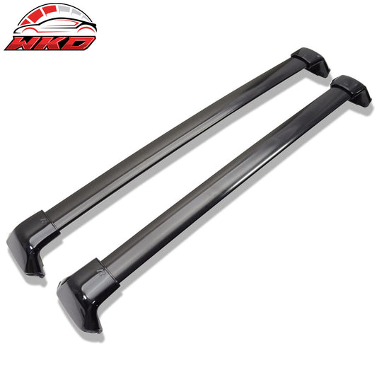 2012-16 Honda CRV OE Style Cross Bar Roof Rack Rail Aluminum Black Pair | Wholesale