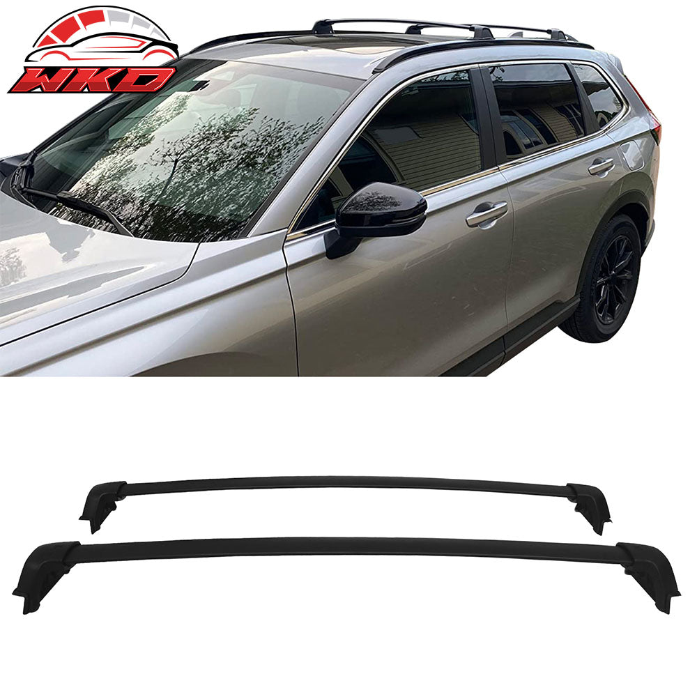 Fits 23-26 Honda CR-V 4DR Aluminum Roof Rack Rail Luggage Carrier Cross Bars