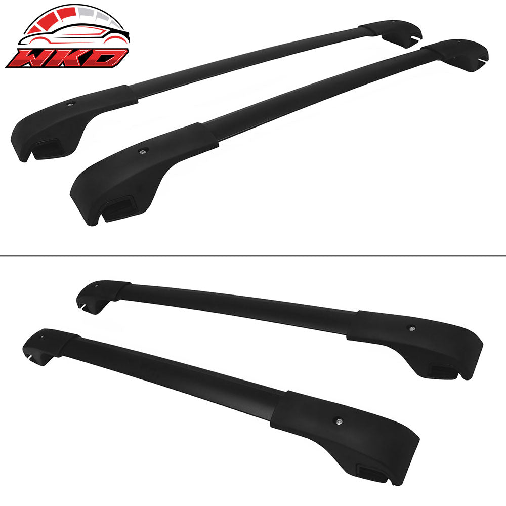 Fits 14-23 Jeep Cherokee 4DR Aluminum Roof Rack Rail Luggage Carrier Cross Bars