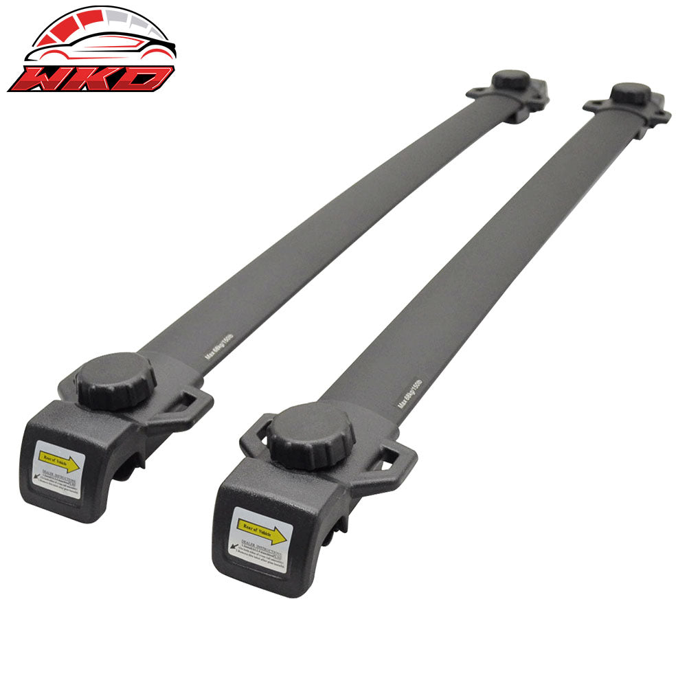 Fits 07-17 Jeep Patriot OE Factory Style Roof Rack Cross Bar Black Aluminum