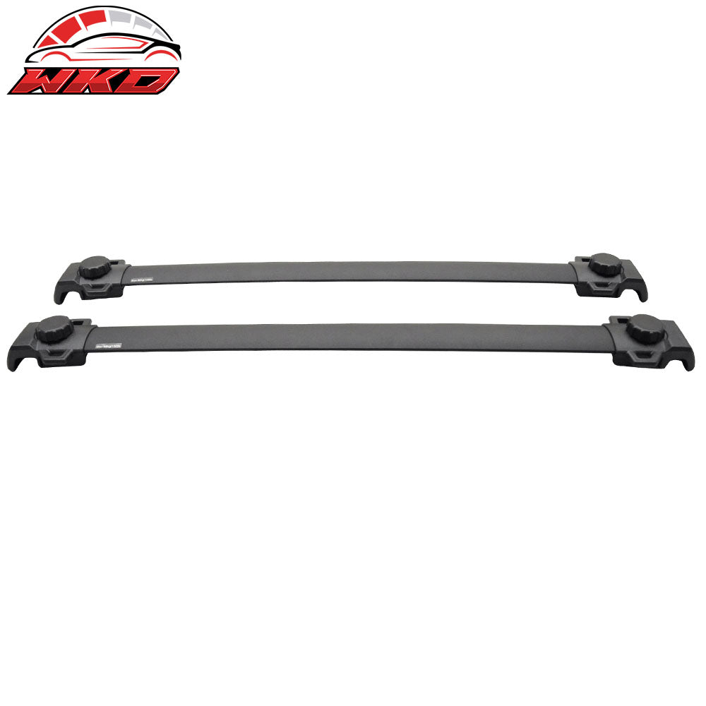 Fits 07-17 Jeep Patriot OE Factory Style Roof Rack Cross Bar Black Aluminum