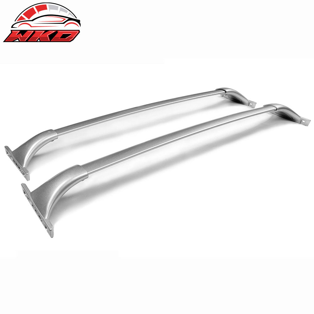 Fits 14-20 Nissan Rogue OE Factory Style Roof Rack Cross Bar Silver - Aluminum