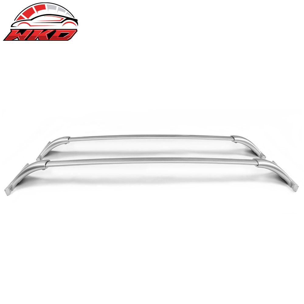Fits 14-20 Nissan Rogue OE Factory Style Roof Rack Cross Bar Silver - Aluminum