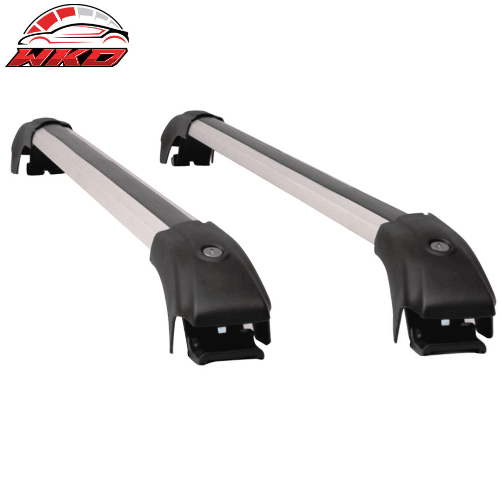 Fits 14-20 Nissan Rogue Aluminum Top Roof Rack Cross Bars Luxury Style 2PC