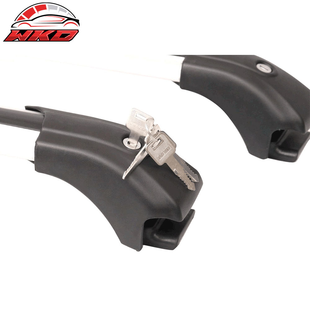 Fits 14-20 Nissan Rogue Aluminum Top Roof Rack Cross Bars Luxury Style 2PC