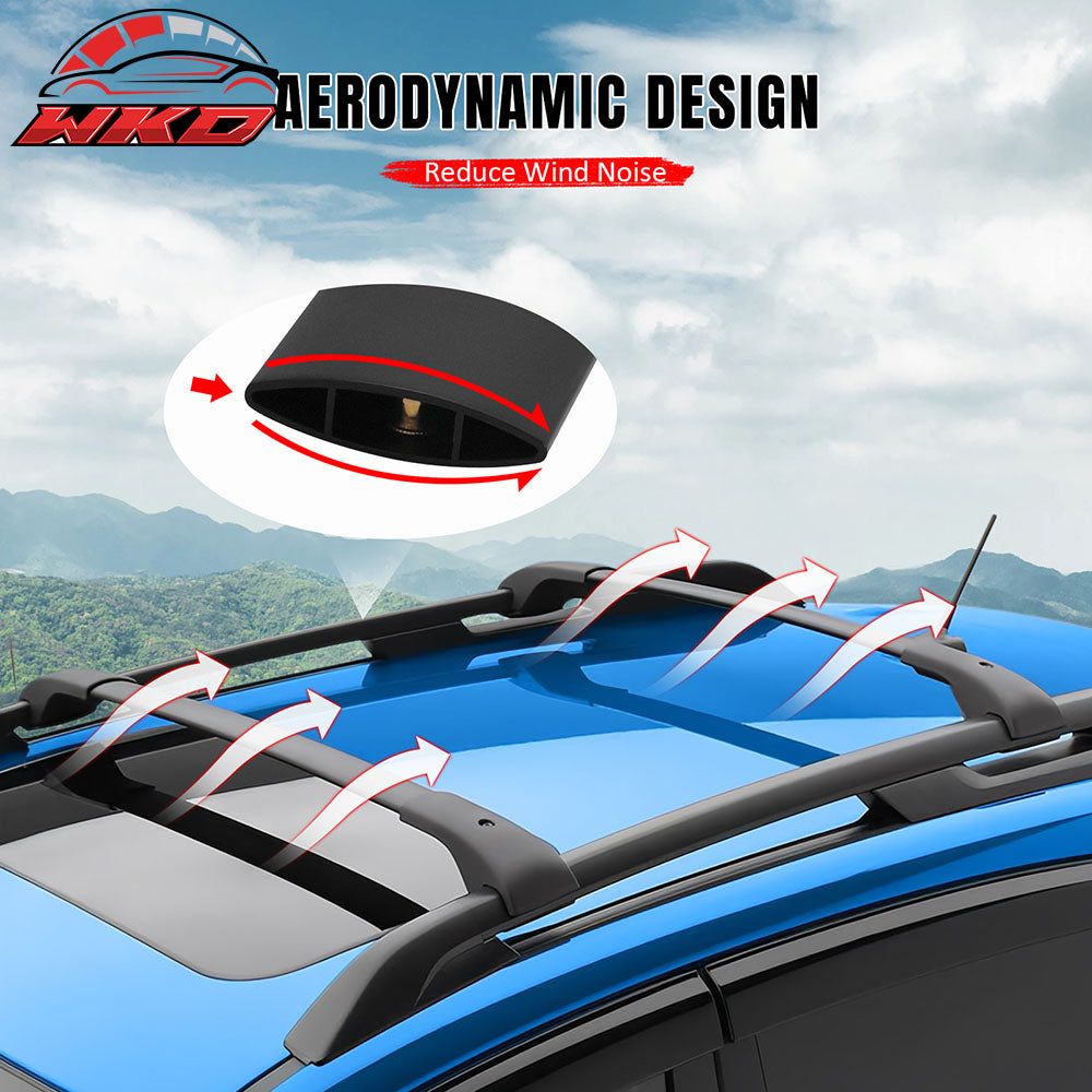 Fits 14-24 Subaru Forester Aluminum Top Roof Rack Rail Luggage Carrier Cross Bar