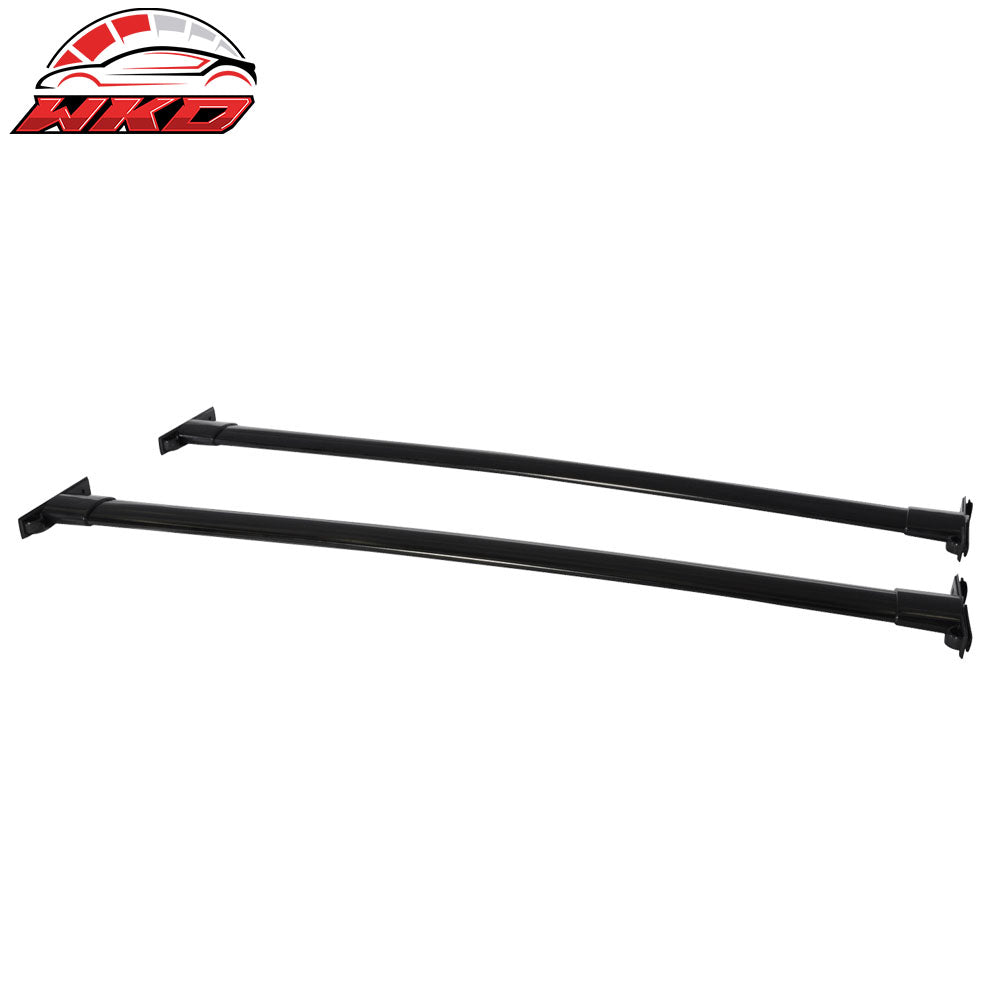 Fits 08-13 Toyota Highlander OE Style Roof Rack Black Aluminum Cross Bar 2PC