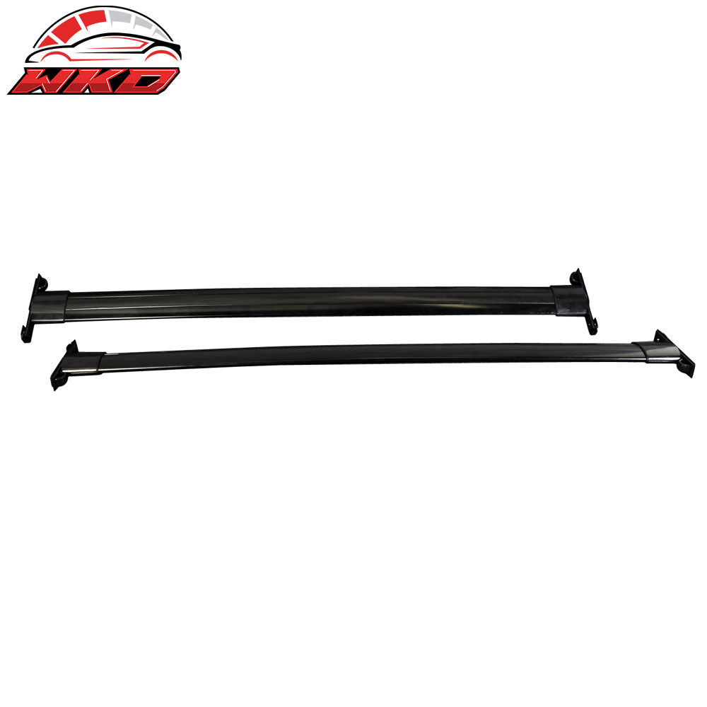 Fits 08-13 Toyota Highlander OE Style Roof Rack Black Aluminum Cross Bar 2PC