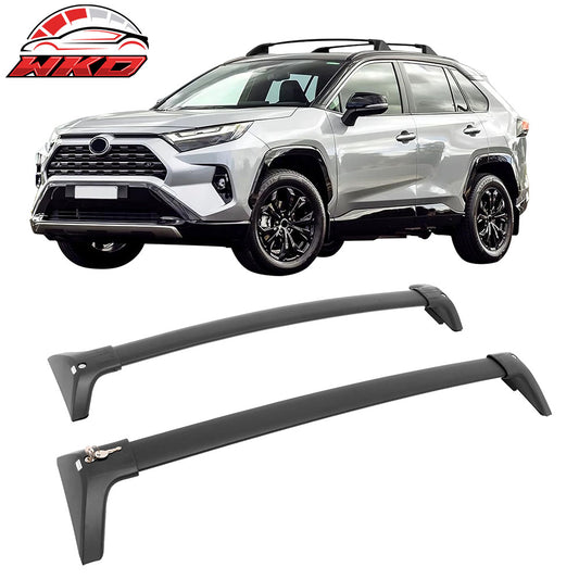 2019-25 Toyota RAV4 Aluminum Roof Rack Rail Luggage Carrier Cross Bar w/ Lock | Wholesale