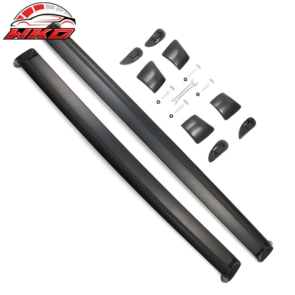 Fits 20-25 Tesla Model Y Aluminum Roof Rack Rail Cargo Luggage Carrier Cross Bar