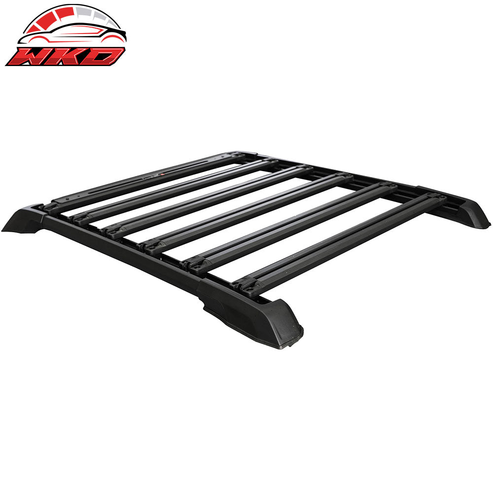 Fits 05-23 Toyota Tacoma Double Cab Aluminum Roof Rack Cross Bars w/ Slide Rail