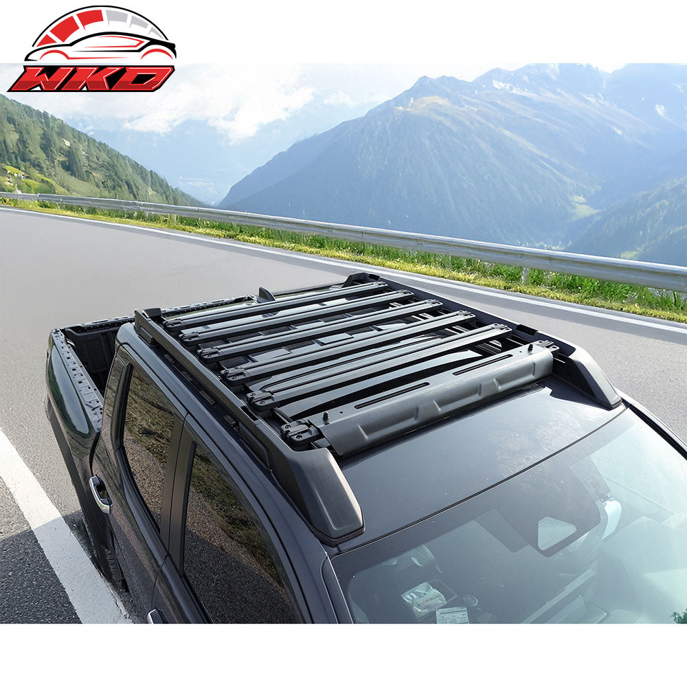 Fits 24-25 Toyota Tacoma Double Cab Aluminum Roof Cross Bars w/ Slide Rail 8PCS