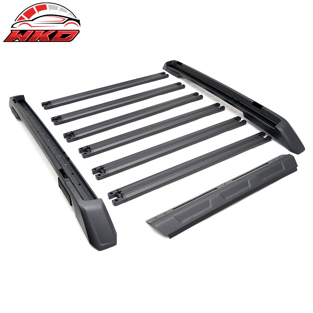 Fits 24-25 Toyota Tacoma Double Cab Aluminum Roof Cross Bars w/ Slide Rail 8PCS