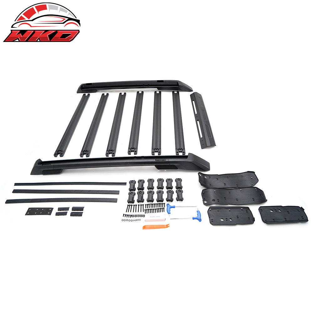 Fits 24-25 Toyota Tacoma Double Cab Aluminum Roof Cross Bars w/ Slide Rail 8PCS