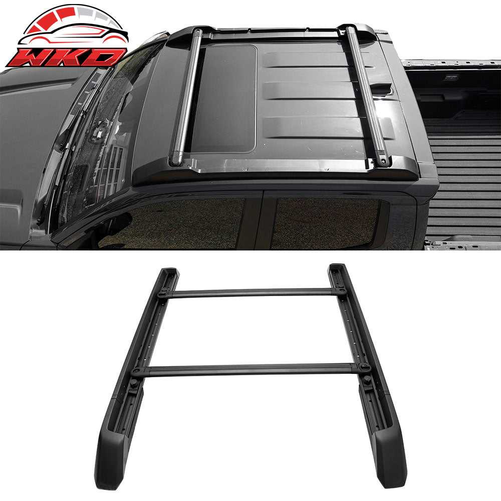 Fits 24-25 Toyota Tacoma Double Cab OE V2 Style Cross Bars with Slide Rail 8PCS