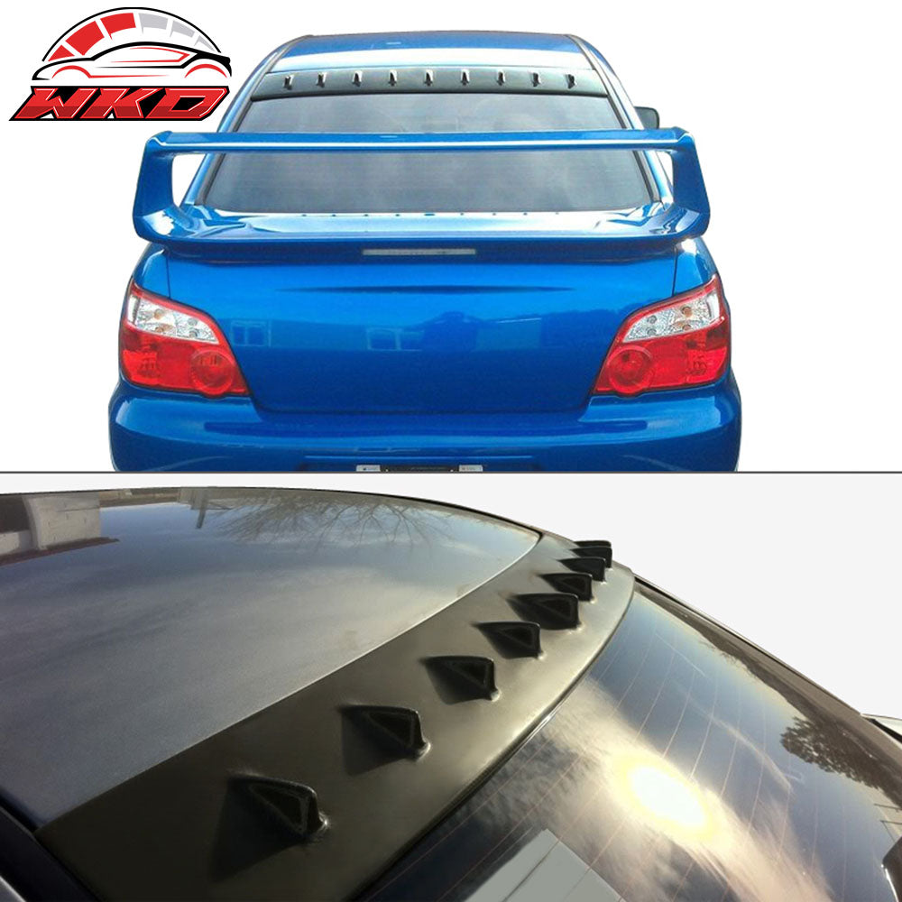 Fits 02-07 Subaru Impreza WRX STI MR Shark Fin Rear Roof Spoiler Wing Unpainted