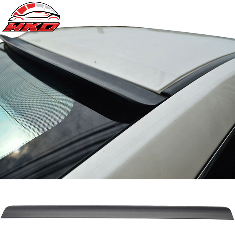 Fits 06-11 BMW E90 3-Series 4Dr Sedan Unpainted Black Roof Spoiler - PUF