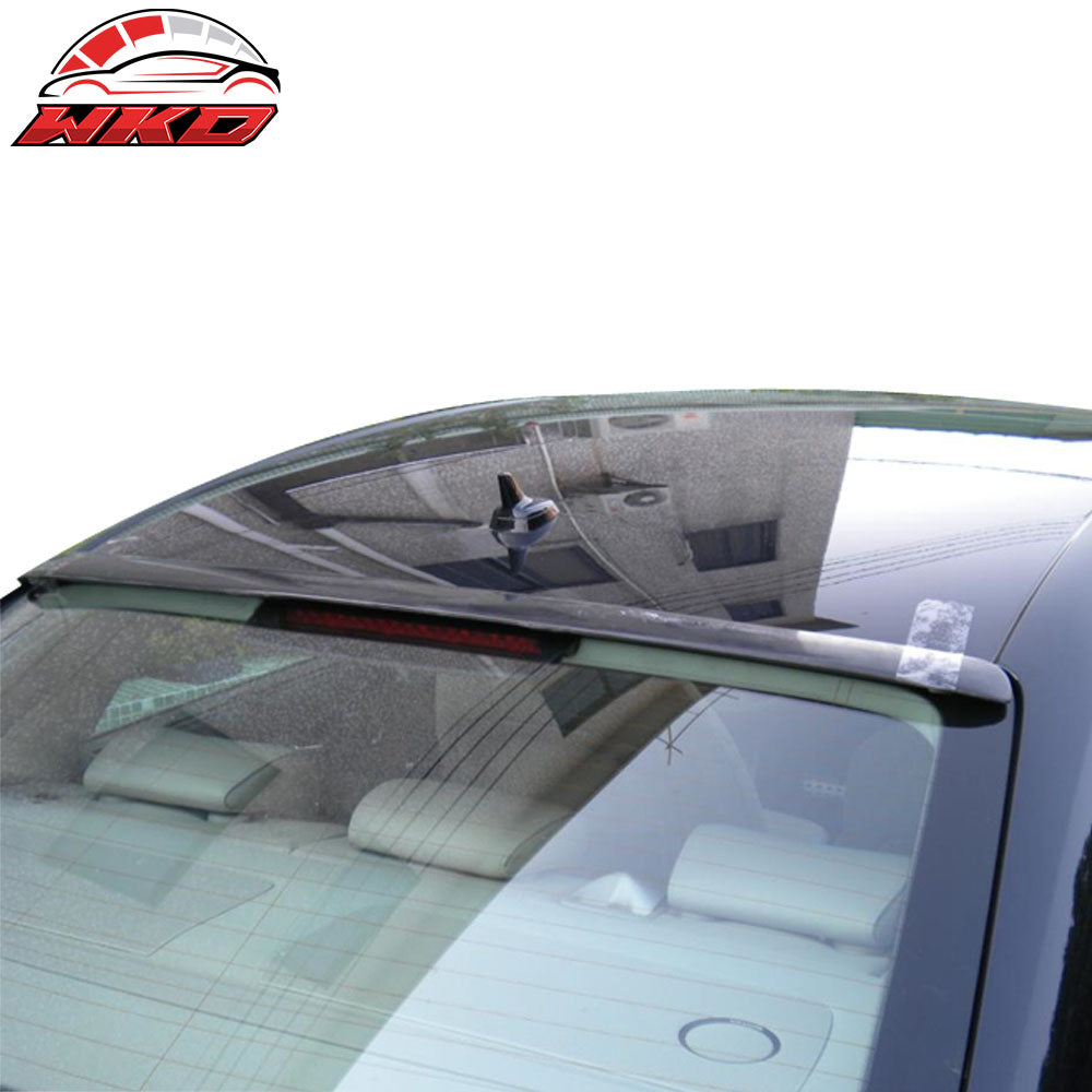 Fits 08-10 Audi A4 S4 RG Style Rear Roof Window Spoiler Wing Unpainted Black PU