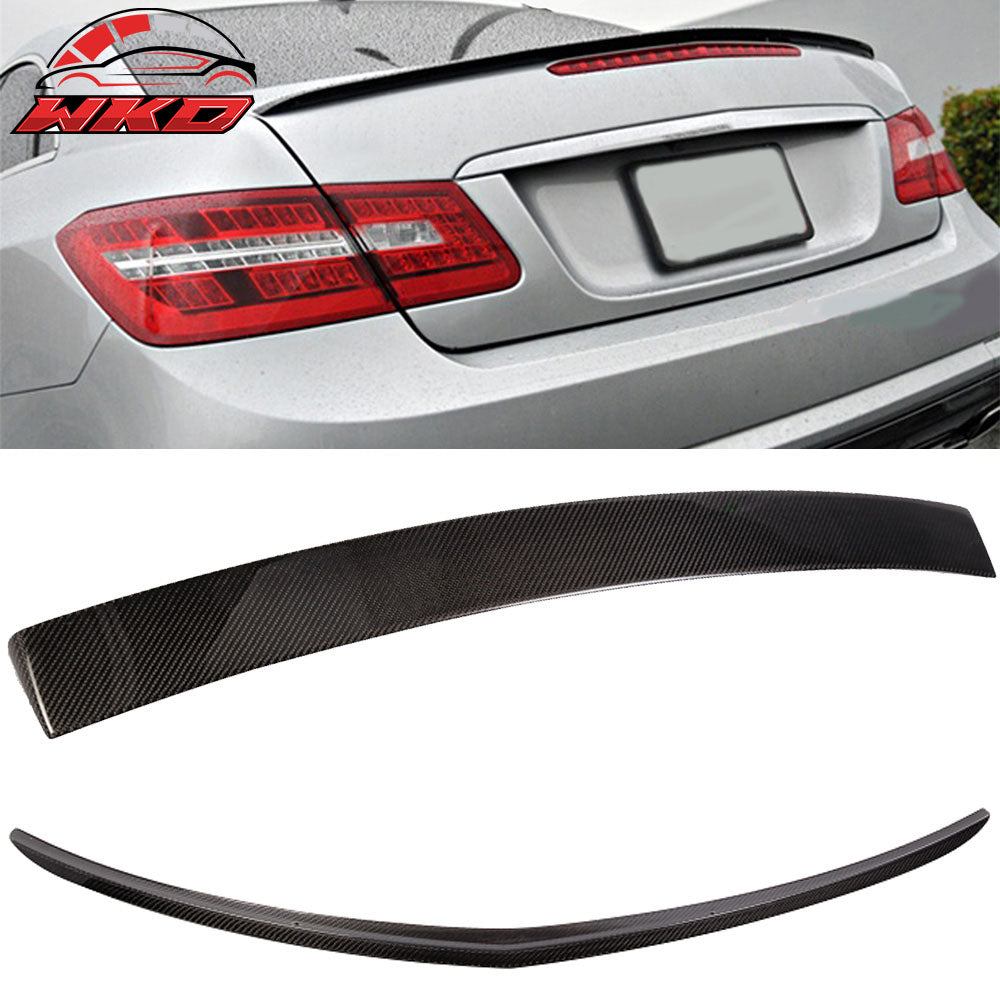 Fits 10-17 Benz W207 C207 E Class Coupe CF Carbon Fiber OE Roof & Trunk Spoiler