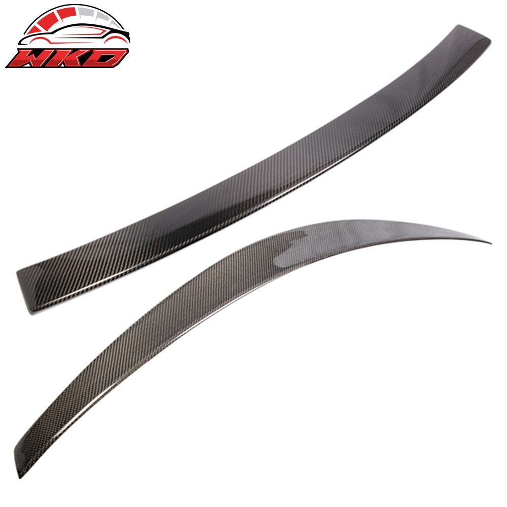 2008-14 C-Class W204 Sedan Carbon Fiber OE Roof Wing & D Type Trunk Spoiler | Wholesale - Wikond Auto