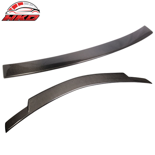 2008-14 Benz C-Class W204 Sedan OE Roof+V Style Trunk Spoiler Carbon Fiber CF | Wholesale