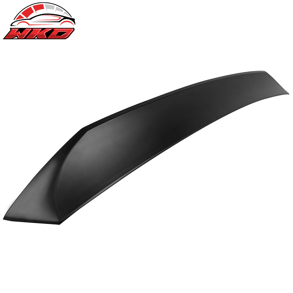 Fits 22-26 Toyota GR86/Subaru BRZ Unpainted Black IKON Roof TRD Trunk Spoiler