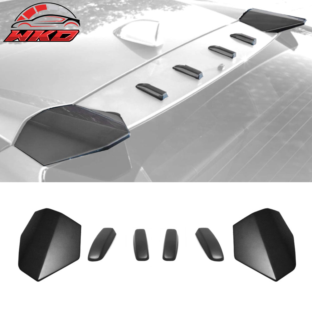 Fits 17-21 Honda Civic Hatchback 5Dr Type R Style ABS Roof Spoiler  Wing