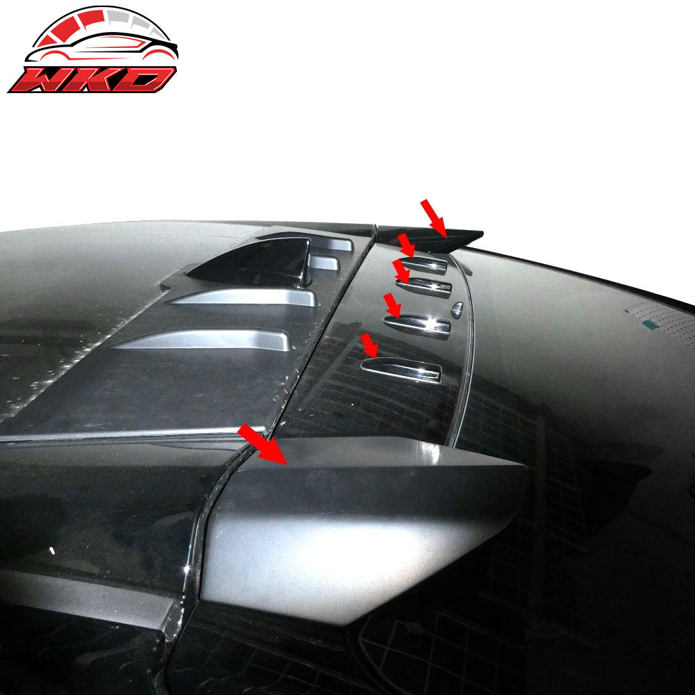 Fits 17-21 Honda Civic Hatchback 5Dr Type R Style ABS Roof Spoiler  Wing