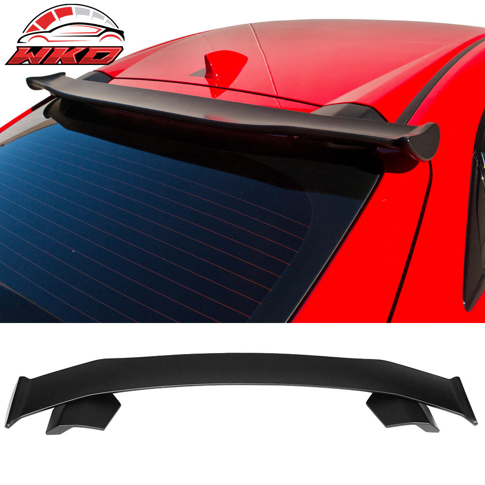 Fits 17-21 Honda Civic Hatchback 5Dr Type-R Style ABS Top Roof Spoiler Wing