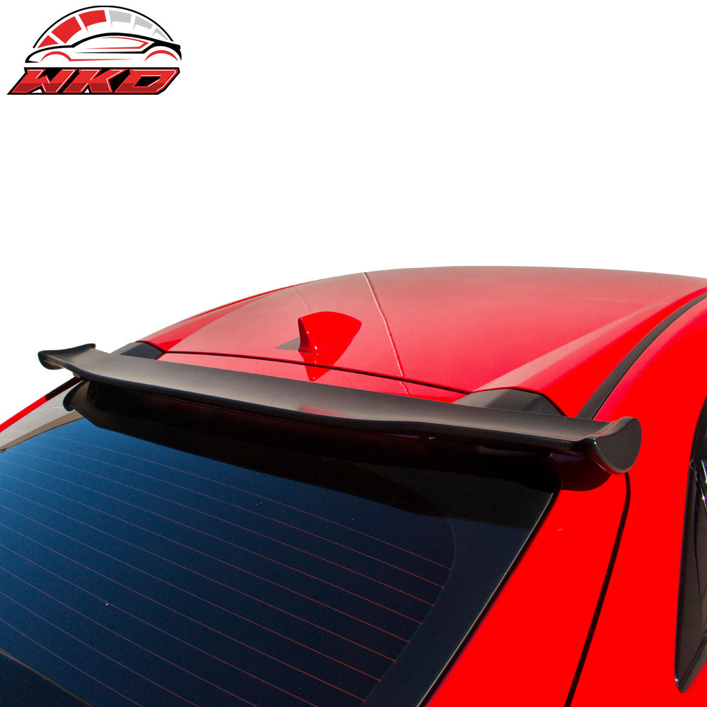 Fits 17-21 Honda Civic Hatchback 5Dr Type-R Style ABS Top Roof Spoiler Wing