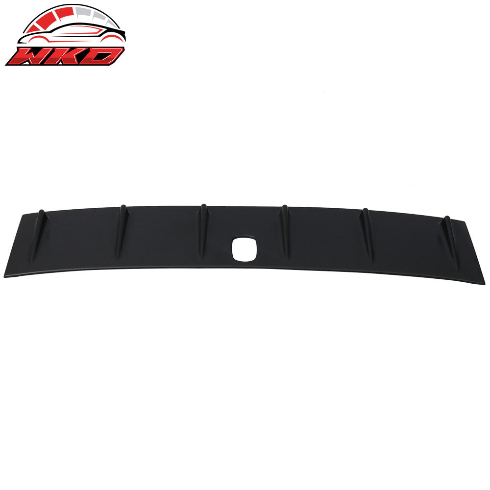 Fits 08-14 Subaru WRX STI Sedan Roof Fin Spoiler V Style Matte Black