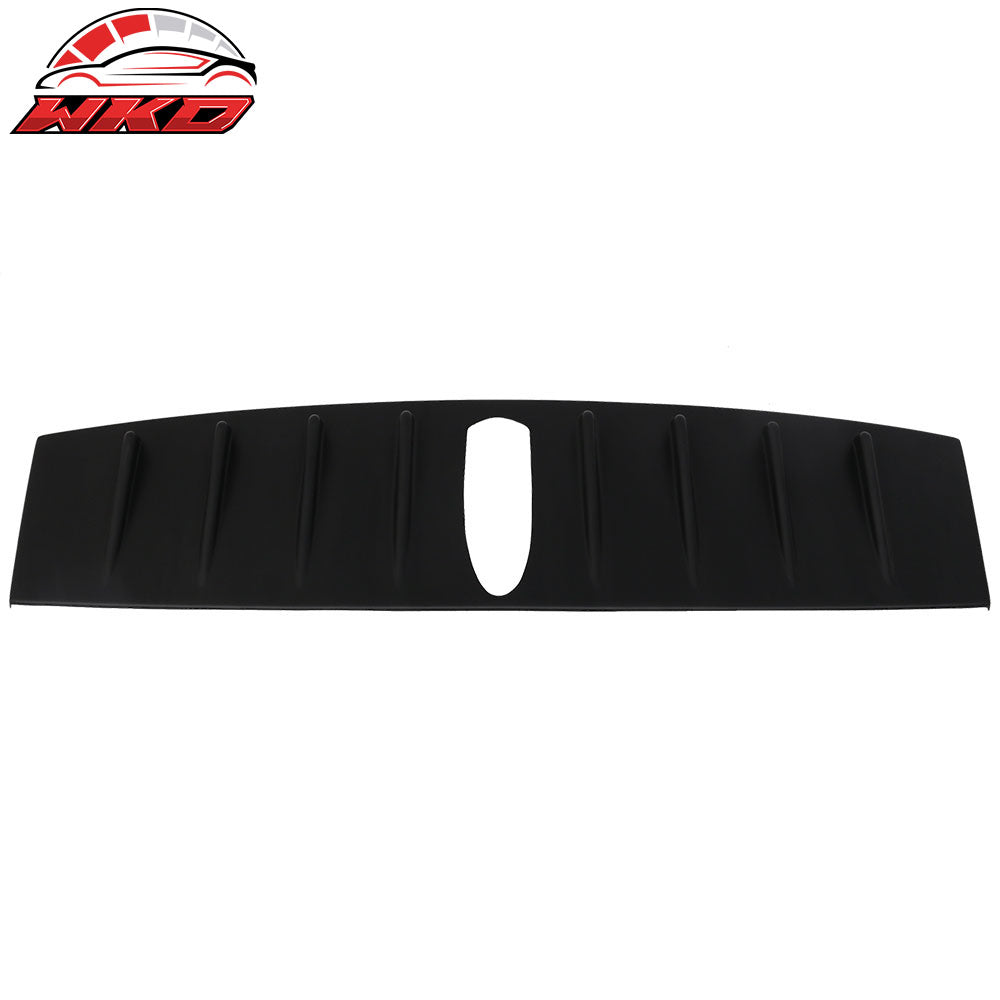 Fit 17 Subaru WRX STI 7Inch Roof Spoiler V Style Generator Shark Fin Matte Black