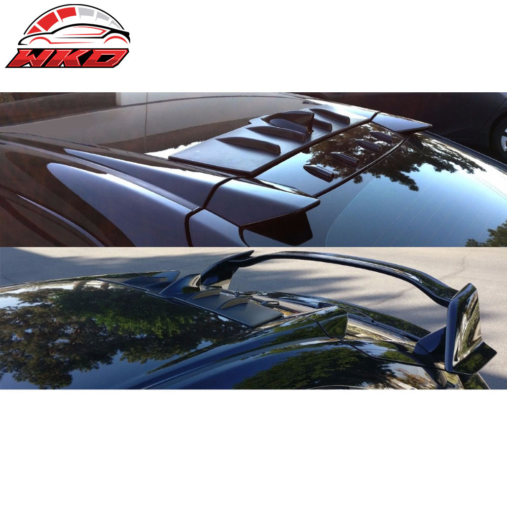 Fits 17-21 Honda Civic Hatchback 5Dr Ikon  V Style Generator ABS Roof Spoiler