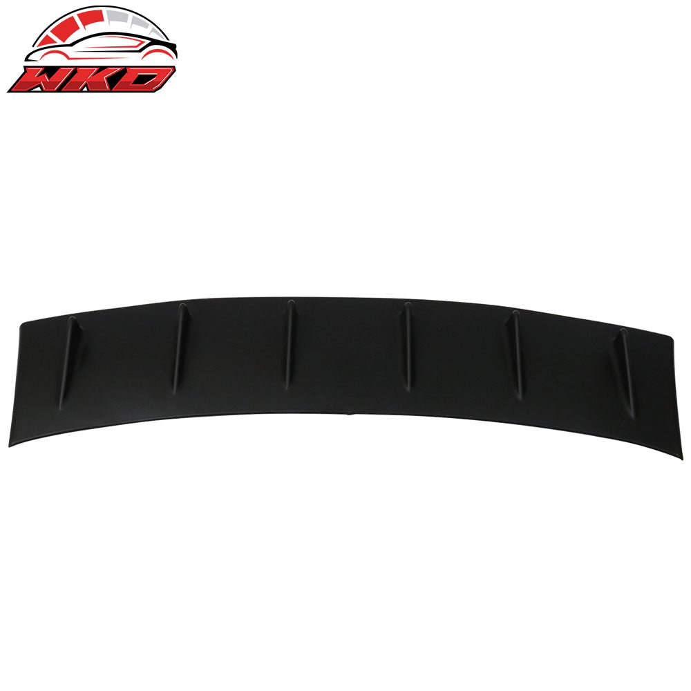 Fits 02-07 Subaru Impreza WRX STi 4Dr Roof Spoiler V Style Matte Black