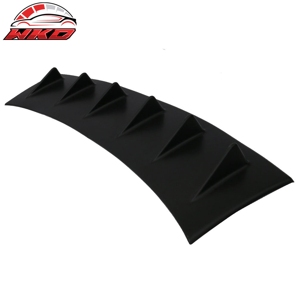 Fits 02-07 Subaru Impreza WRX STi 4Dr Roof Spoiler V Style Matte Black