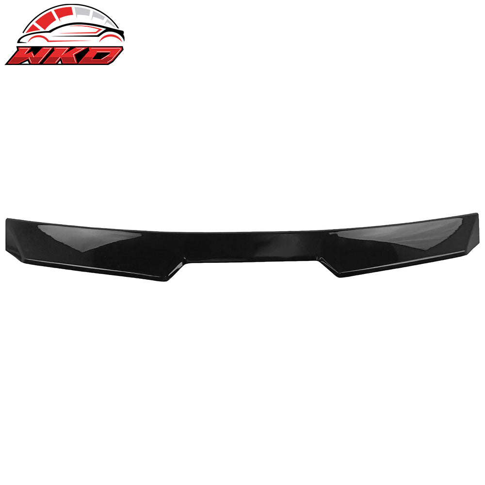 Fits 22-25 Subaru WRX 5th V Style Roof Spoiler Painted #D4S Crystal Black Silica