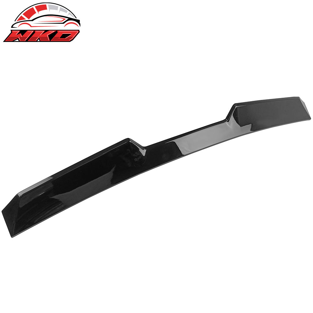 Fits 22-25 Subaru WRX 5th V Style Roof Spoiler Painted #D4S Crystal Black Silica