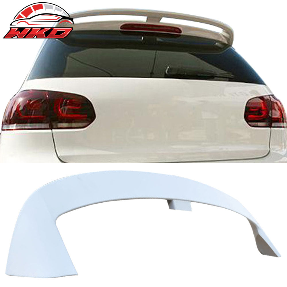 Fits 10-12 Volkswagen Golf 6 VI MK6 V Style Roof Spoiler Wing - PU
