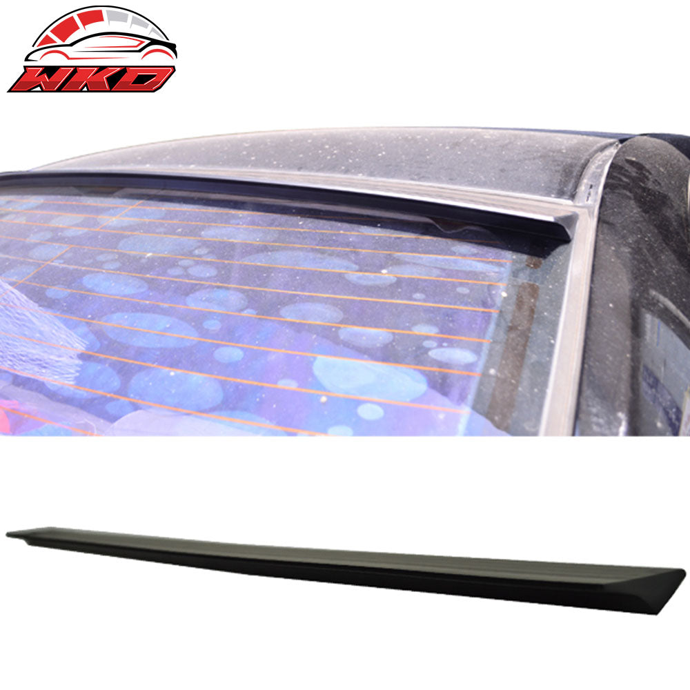 Fits 05-11 Audi A6 C6 VRS Style Roof Spoiler Unpainted Black - PUF