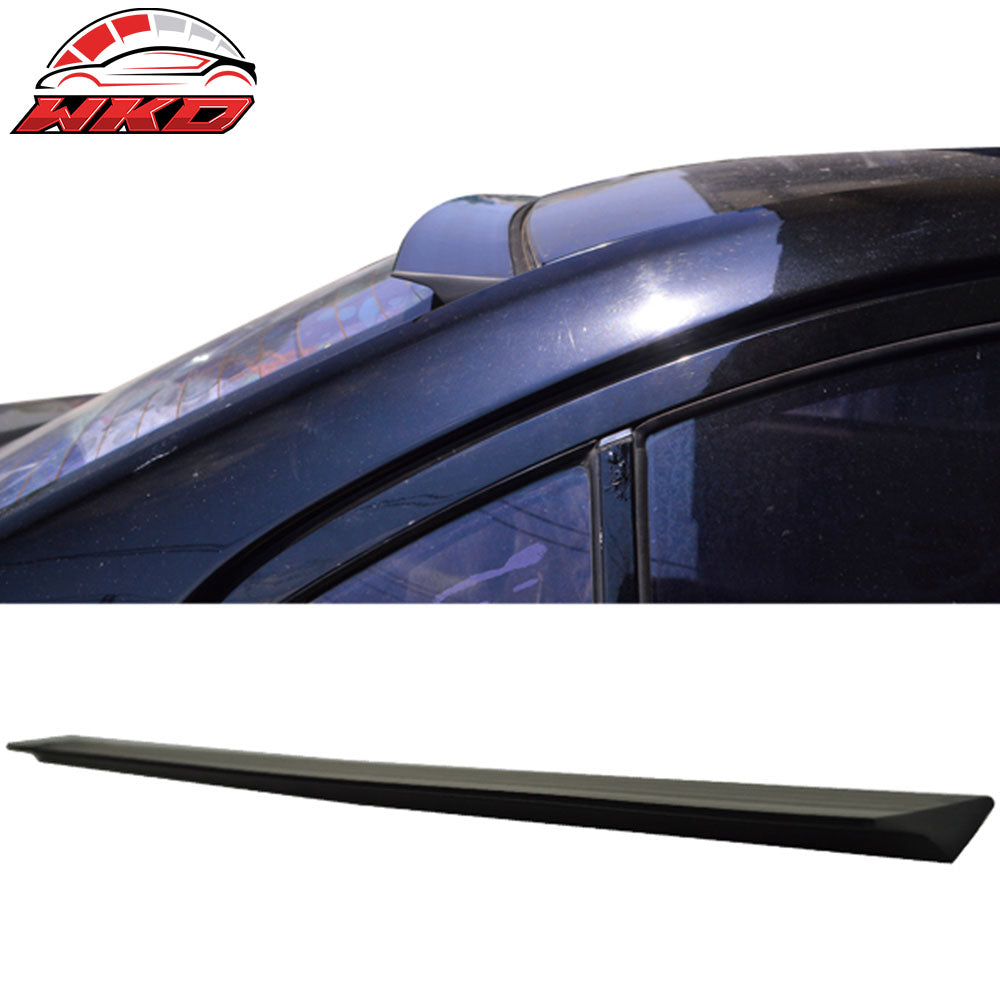 Fits 07-14 Audi TT 8J VRS Style Roof Spoiler Unpainted Black - PUF