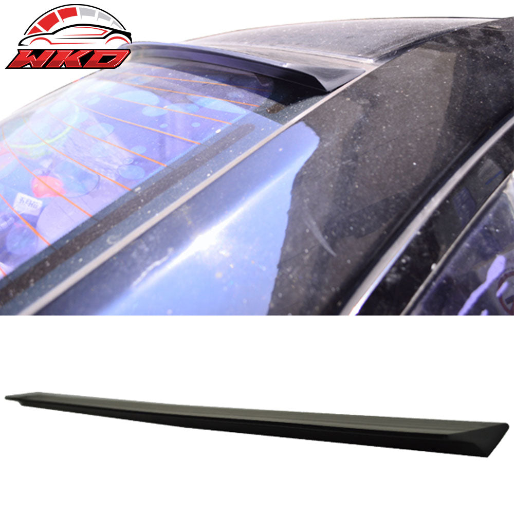 Fits 06-11 BMW E90 VRS Style Roof Spoiler Unpainted Black - PUF