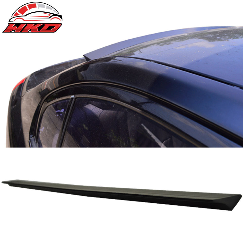 Fits 09-15 BMW F01 4Dr VRS Style Roof Spoiler Unpainted Black - PUF