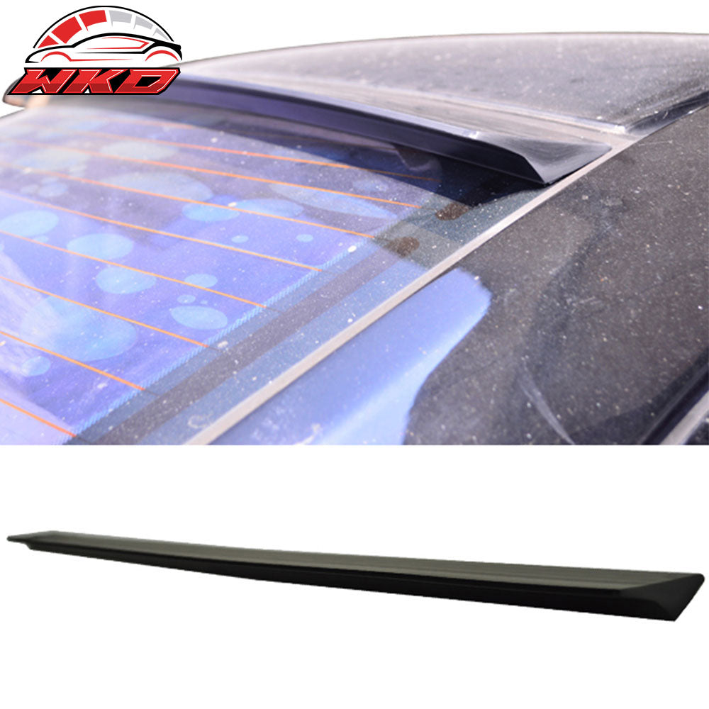 Fits 08-12 Chevrolet Malibu 7th 4Dr VRS Style Roof Spoiler Unpainted Black - PUF