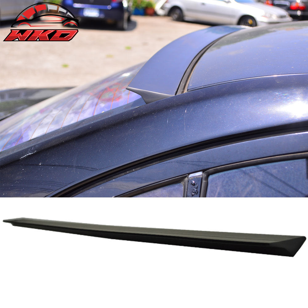 Fits 09-16 Ford Fiesta 4Dr VRS Style Roof Spoiler Unpainted Black - PUF