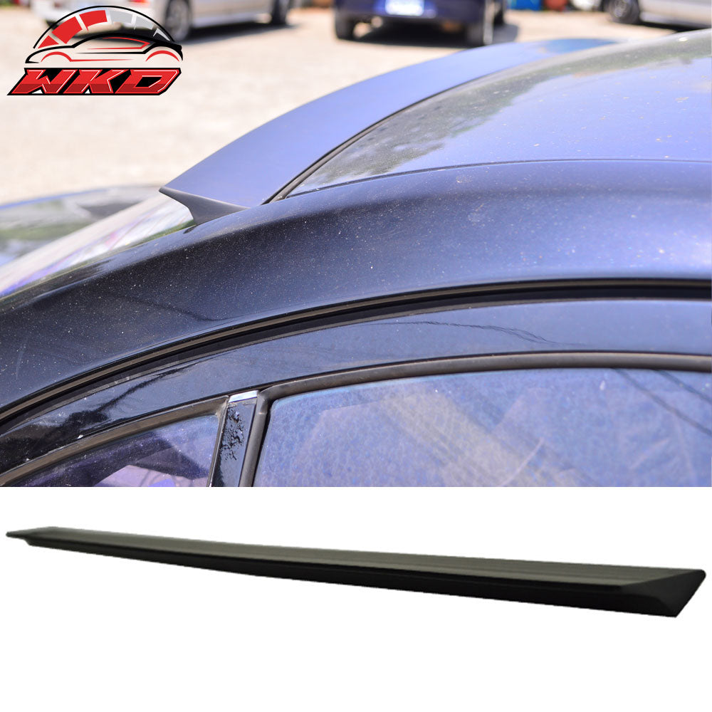 Fits 08-12 Honda Accord 8th VRS Style Roof Spoiler Unpainted Black - PUF